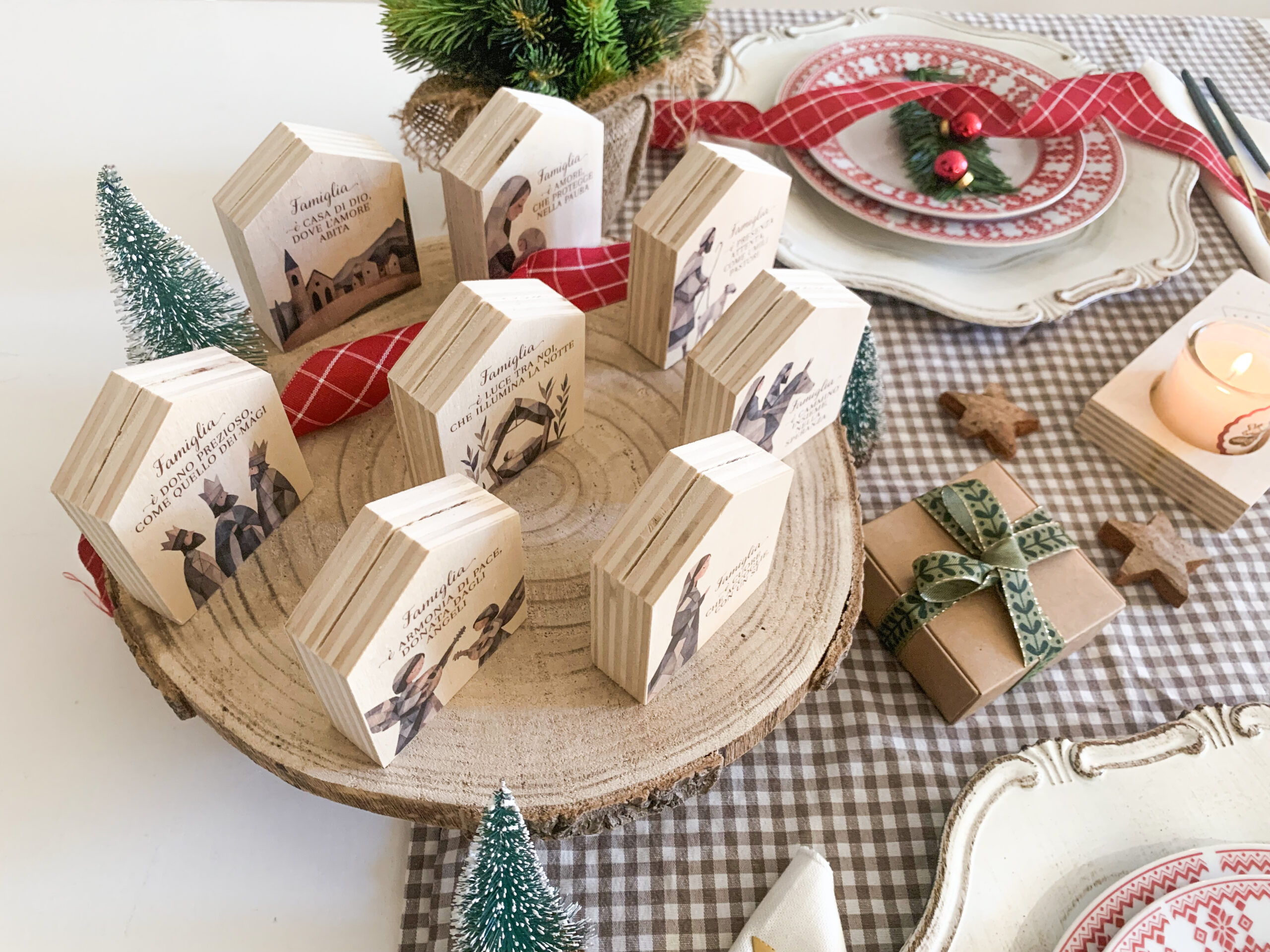 segnaposti natalizi originali