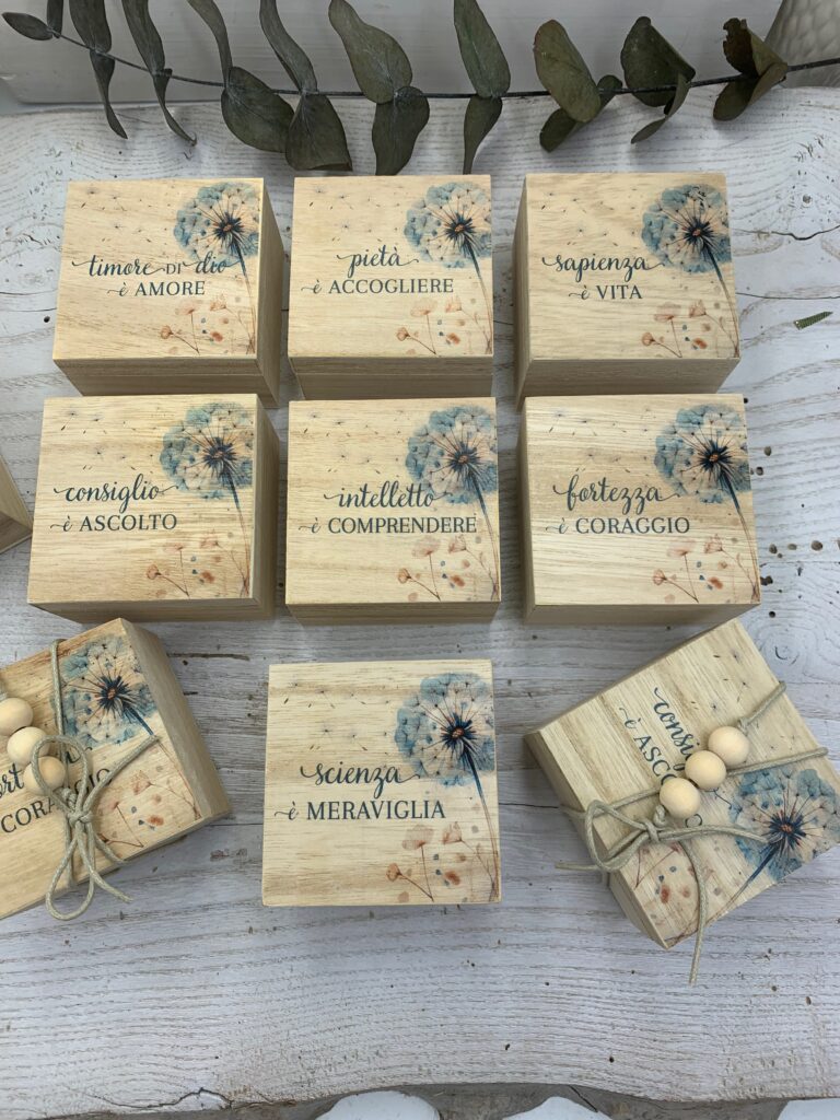 scatoline portaconfetti cresima