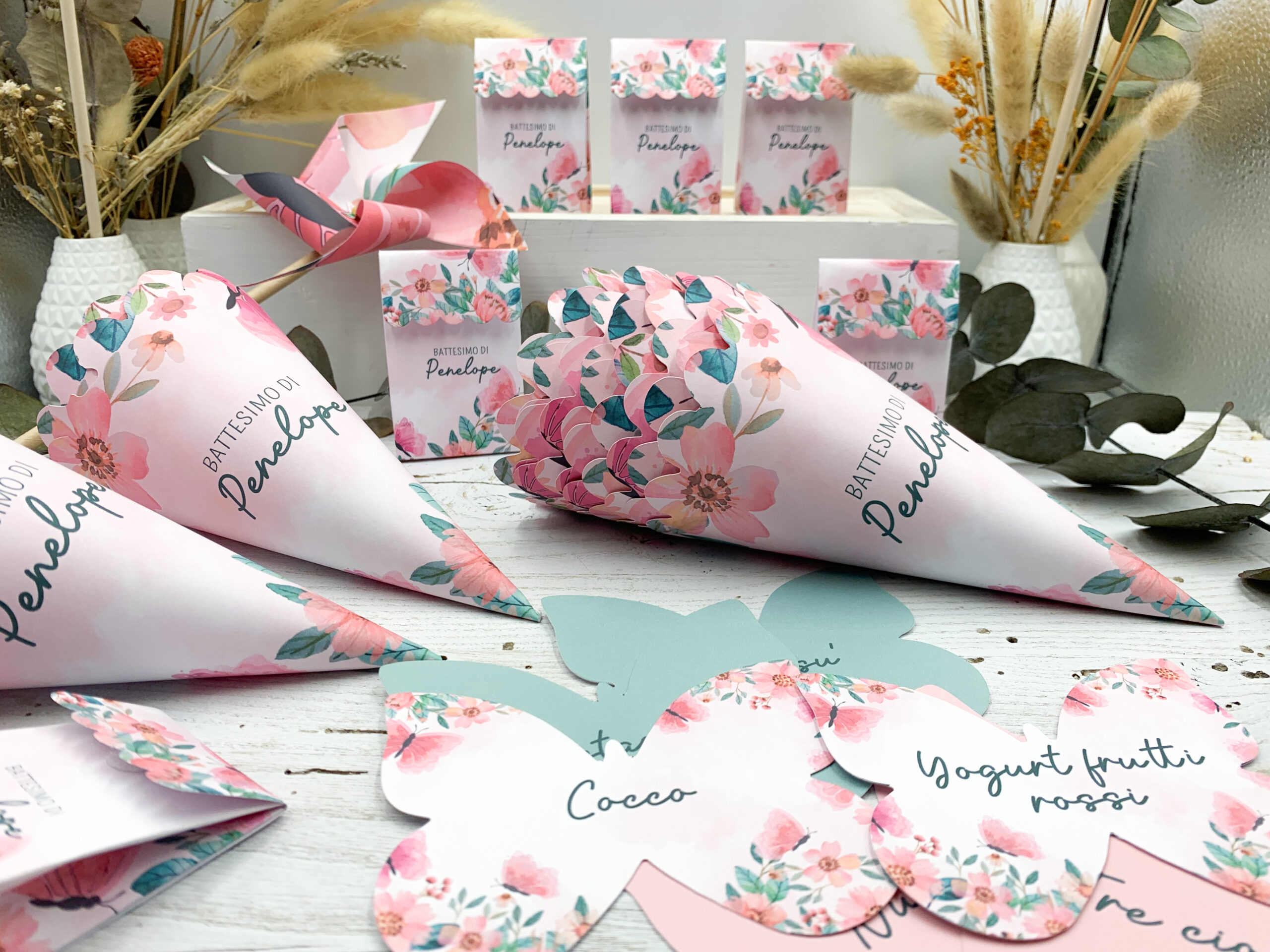 tavola confettata battesimo